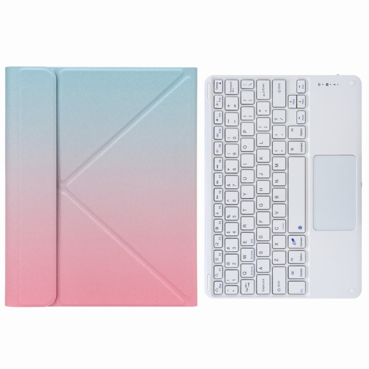 Bao da bàn phím Bluetooth cảm ứng H-097C với giá đỡ ba gấp phía sau, dành cho iPad 9.7 2018 & 2017, dành cho iPad Pro 11 inch 2021 & 2020 & 2018 / Air 2020 10.9