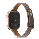 Dây đồng hồ da đinh tán đôi cho Apple Watch Series, 7 41mm / 6&SE&5&4 40mm / 3&2&1 38mm, 7 45mm / 6&SE&5&4 44mm / 3&2&1 42mm