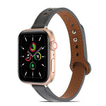 Dây đồng hồ da đinh tán đôi cho Apple Watch Series, 7 41mm / 6&SE&5&4 40mm / 3&2&1 38mm, 7 45mm / 6&SE&5&4 44mm / 3&2&1 42mm