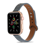 Dây đồng hồ da đinh tán đôi cho Apple Watch Series, 7 41mm / 6&SE&5&4 40mm / 3&2&1 38mm, 7 45mm / 6&SE&5&4 44mm / 3&2&1 42mm