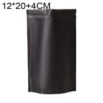 100 PCS/Set Matte Aluminum Foil Snack Stand-up Pouch, 8x12+3cm, 9x13+3cm, 10x15+3cm, 12x20+4cm