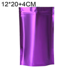 100 PCS/Set Matte Aluminum Foil Snack Stand-up Pouch, 8x12+3cm, 9x13+3cm, 10x15+3cm, 12x20+4cm