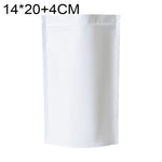 100 túi đựng đồ ăn nhẹ bằng giấy bạc nhôm mờ, kích thước 14x20+4cm, 15x22+4cm, 16x24+4cm, 18x26+4cm