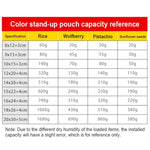 100 túi đựng đồ ăn nhẹ bằng giấy bạc nhôm mờ, kích thước 14x20+4cm, 15x22+4cm, 16x24+4cm, 18x26+4cm