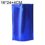 100 túi đựng đồ ăn nhẹ bằng giấy bạc nhôm mờ, kích thước 14x20+4cm, 15x22+4cm, 16x24+4cm, 18x26+4cm