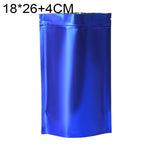 100 túi đựng đồ ăn nhẹ bằng giấy bạc nhôm mờ, kích thước 14x20+4cm, 15x22+4cm, 16x24+4cm, 18x26+4cm
