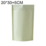 100 túi đựng đồ ăn nhẹ bằng giấy bạc nhôm mờ, kích thước 20x30+5cm