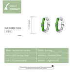 Bông tai khóa tai bạc S925 Sterling hình tre cho nữ, tre