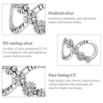 Phụ kiện vòng tay vòng cổ hạt hoa vô cực bạc S925 Sterling, hoa vô cực