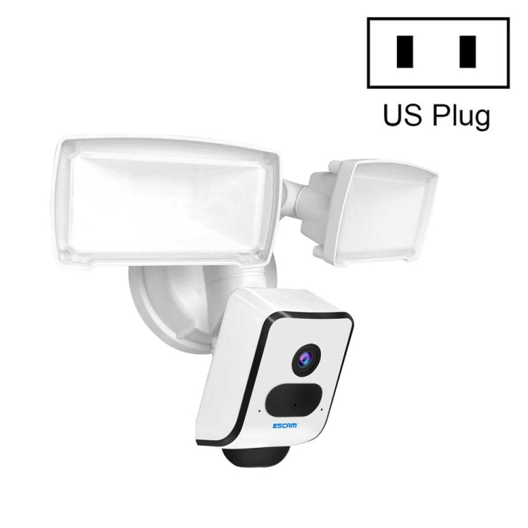 Camera IP WiFi ESCAM QF612 3MP và đèn pha, hỗ trợ quan sát ban đêm và phát hiện PIR, QF612