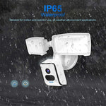 Camera IP WiFi ESCAM QF612 3MP và đèn pha, hỗ trợ quan sát ban đêm và phát hiện PIR, QF612