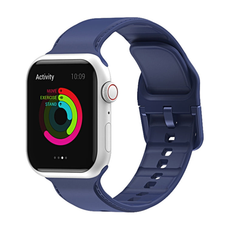 Dây đồng hồ silicone cho Apple Watch Series, 7 45mm / 6&SE&5&4 44mm / 3&2&1 42mm