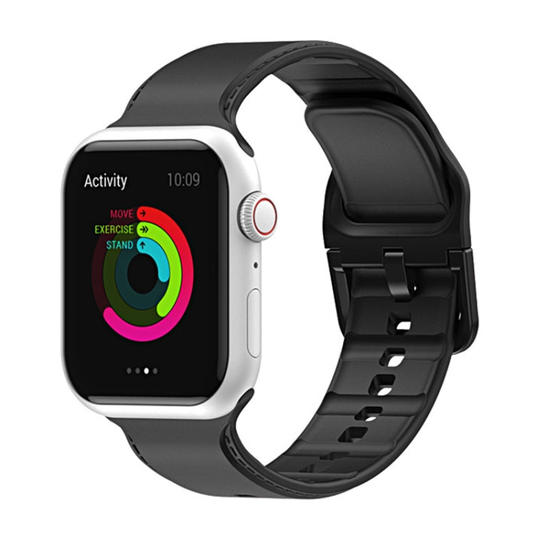 Silicone Watchband For Apple Watch Series, 7 45mm / 6&SE&5&4 44mm / 3&2&1 42mm