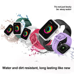 Dây đồng hồ silicone cho Apple Watch Series, 7 45mm / 6&SE&5&4 44mm / 3&2&1 42mm