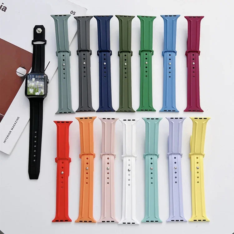Dây đồng hồ silicone King Kong cho Apple Watch Series, 7 41mm / 6&SE&5&4 40mm / 3&2&1 38mm, 7 45mm / 6&SE&5&4 44mm / 3&2&1 42mm