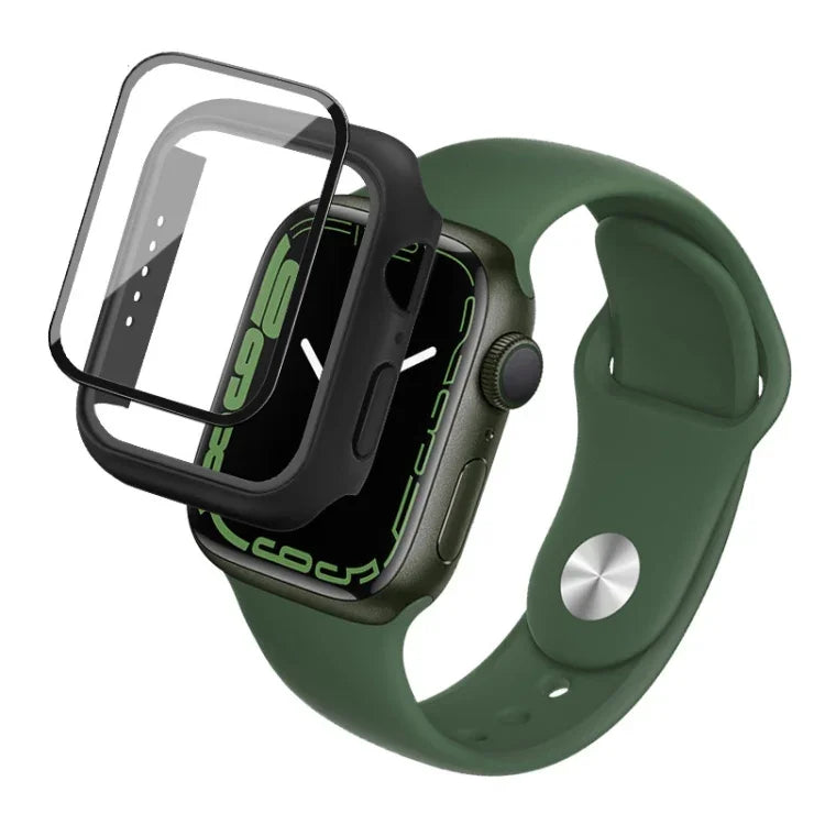 Ốp PC imak kèm phim kính cường lực, dành cho Apple Watch Series 9 / 8 / 7 41mm, dành cho Apple Watch Series 9 / 8 / 7 45mm