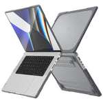 Ốp bảo vệ laptop hai màu TPU + PC, cho MacBook Pro 14.2 inch A2442 2021