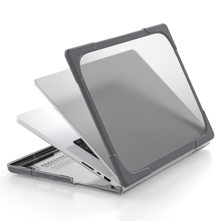 Ốp bảo vệ laptop hai màu TPU + PC, cho MacBook Pro 14.2 inch A2442 2021