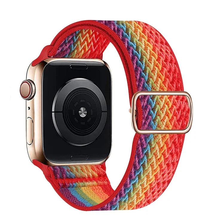 Dây nylon họa tiết W cho Apple Watch Series, 7 41mm / 6&SE&5&4 40mm / 3&2&1 38mm, 7 45mm / 6&SE&5&4 44mm / 3&2&1 42mm
