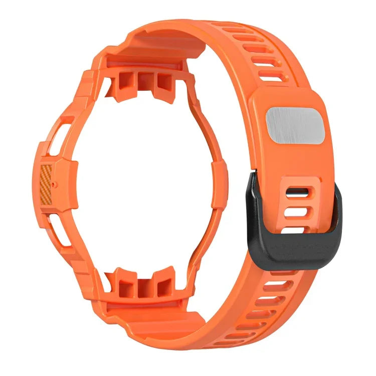 Dây đồng hồ thể thao silicone sợi carbon liền khối, Dành cho Samsung Galaxy Watch4 Classic 42mm