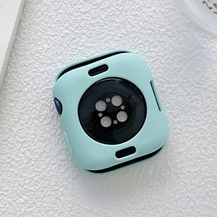 Ốp đồng hồ TPU màu kẹo, dành cho Apple Watch Series 9 / 8 / 7 41mm, dành cho Apple Watch Series 9 / 8 / 7 45mm