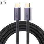 Cáp dữ liệu bện USB 2.0 USB-C / Type-C đực sang USB-C / Type-C đực 140W, dài 1m, 1,5m, 2m