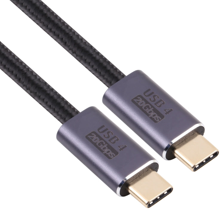 Cáp dữ liệu bện USB 4 USB-C / Type-C đực sang USB-C / Type-C đực 20Gbps, dài 0,5m, 1m, 1,5m, 2m, 3m