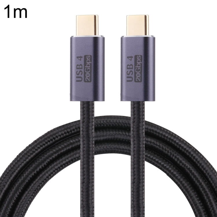 Cáp dữ liệu bện USB 4 USB-C / Type-C đực sang USB-C / Type-C đực 20Gbps, dài 0,5m, 1m, 1,5m, 2m, 3m