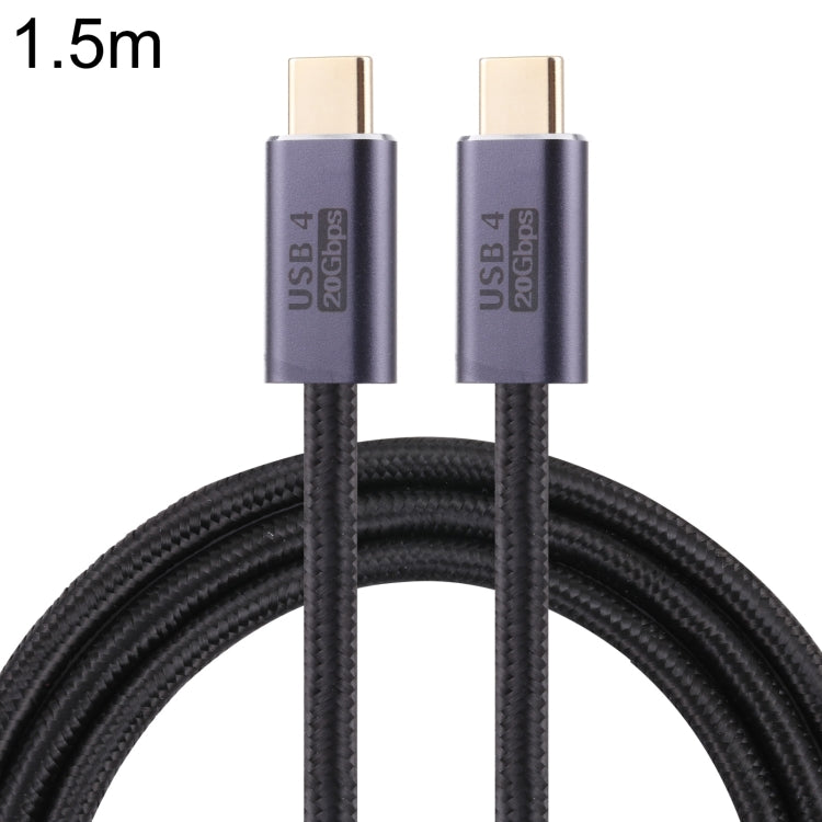 Cáp dữ liệu bện USB 4 USB-C / Type-C đực sang USB-C / Type-C đực 20Gbps, dài 0,5m, 1m, 1,5m, 2m, 3m