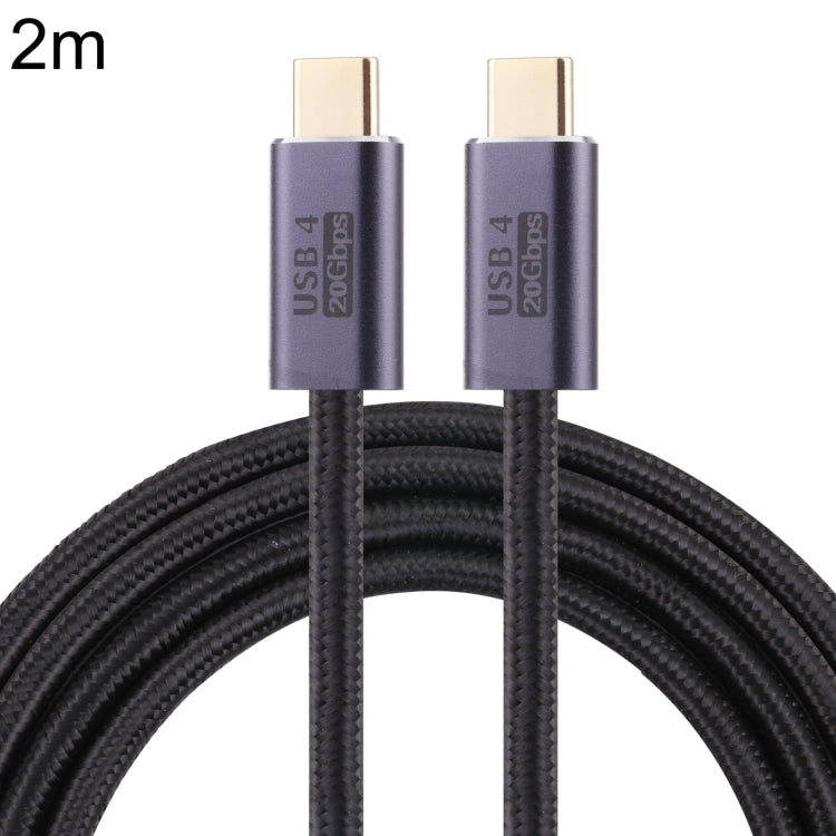 Cáp dữ liệu bện USB 4 USB-C / Type-C đực sang USB-C / Type-C đực 20Gbps, dài 0,5m, 1m, 1,5m, 2m, 3m