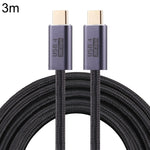 Cáp dữ liệu bện USB 4 USB-C / Type-C đực sang USB-C / Type-C đực 20Gbps, dài 0,5m, 1m, 1,5m, 2m, 3m