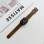 Dây da thật khóa oval cho Apple Watch Series, 7 41mm / 6&SE&5&4 40mm / 3&2&1 38mm, 7 45mm / 6&SE&5&4 44mm / 3&2&1 42mm
