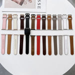 Dây da thật khóa oval cho Apple Watch Series, 7 41mm / 6&SE&5&4 40mm / 3&2&1 38mm, 7 45mm / 6&SE&5&4 44mm / 3&2&1 42mm