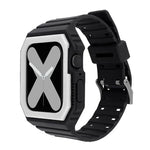 Dây đeo đồng hồ tích hợp hai màu cho Apple Watch Series, 7 41mm / 6&SE&5&4 40mm / 3&2&1 38mm, 7 45mm / 6&SE&5&4 44mm / 3&2&1 42mm
