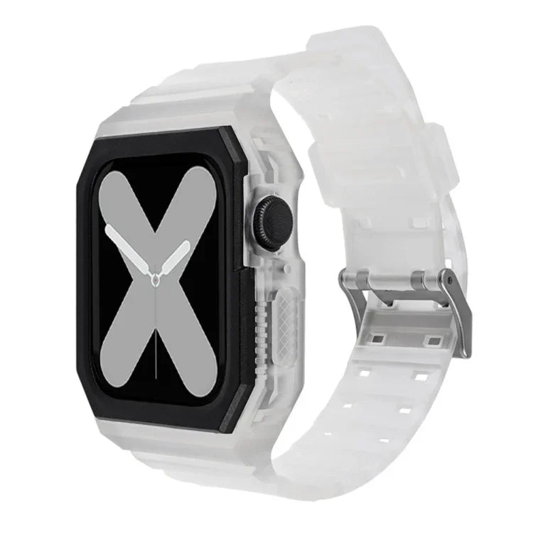 Dây đeo đồng hồ tích hợp hai màu cho Apple Watch Series, 7 41mm / 6&SE&5&4 40mm / 3&2&1 38mm, 7 45mm / 6&SE&5&4 44mm / 3&2&1 42mm