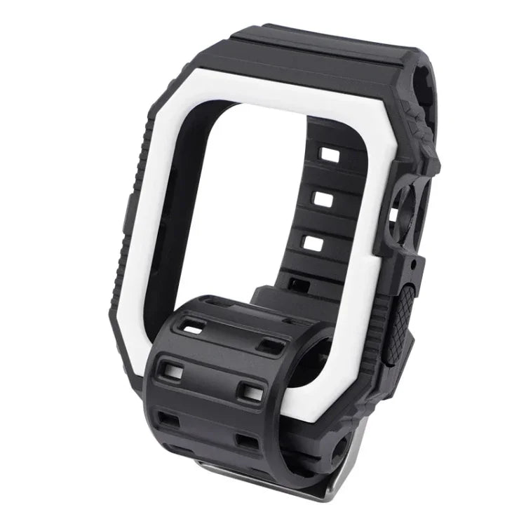 Dây đeo đồng hồ tích hợp hai màu cho Apple Watch Series, 7 41mm / 6&SE&5&4 40mm / 3&2&1 38mm, 7 45mm / 6&SE&5&4 44mm / 3&2&1 42mm