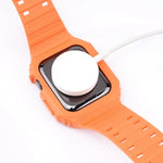 Dây đeo đồng hồ tích hợp hai màu cho Apple Watch Series, 7 41mm / 6&SE&5&4 40mm / 3&2&1 38mm, 7 45mm / 6&SE&5&4 44mm / 3&2&1 42mm