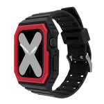 Dây đeo đồng hồ tích hợp hai màu cho Apple Watch Series, 7 41mm / 6&SE&5&4 40mm / 3&2&1 38mm, 7 45mm / 6&SE&5&4 44mm / 3&2&1 42mm
