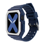 Dây đeo đồng hồ tích hợp hai màu cho Apple Watch Series, 7 41mm / 6&SE&5&4 40mm / 3&2&1 38mm, 7 45mm / 6&SE&5&4 44mm / 3&2&1 42mm