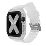 Dây đeo đồng hồ tích hợp hai màu cho Apple Watch Series, 7 41mm / 6&SE&5&4 40mm / 3&2&1 38mm, 7 45mm / 6&SE&5&4 44mm / 3&2&1 42mm