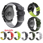 Two-color Silicone Quick Release Watchband, For Garmin Fenix 7, For Garmin Fenix 7X