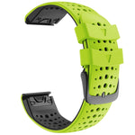 Two-color Silicone Quick Release Watchband, For Garmin Fenix 7, For Garmin Fenix 7X