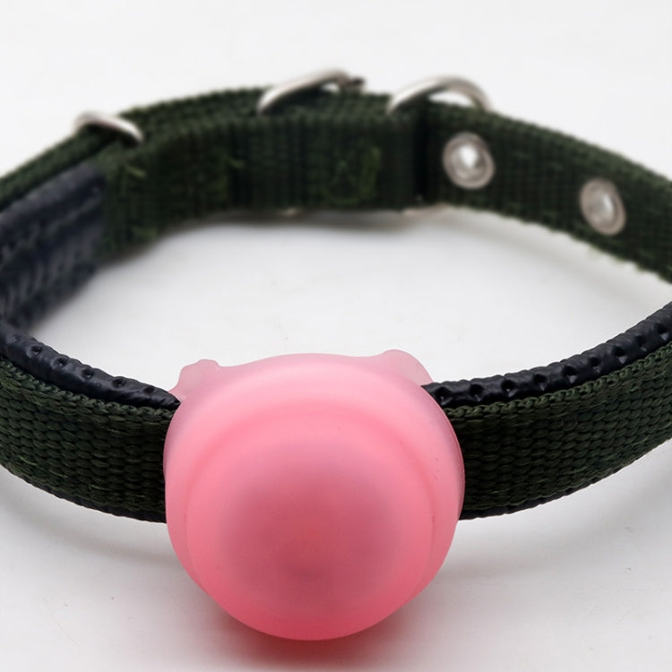 Vỏ Bảo Vệ Silicone Có Đèn Định Vị Chống Mất Cho Vòng Cổ Thú Cưng Dùng Cho AirTag Thế Hệ 2 / AirTag Thế Hệ 1