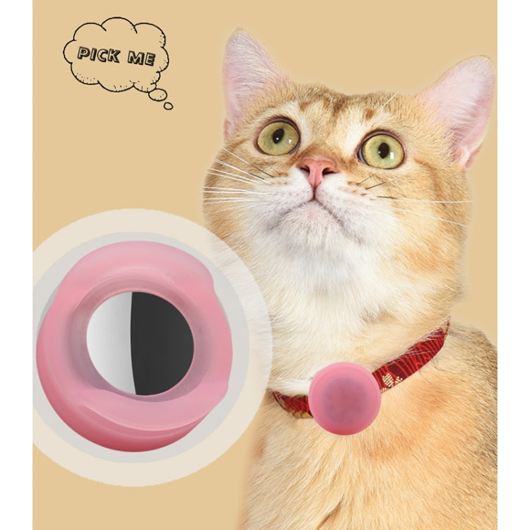 Vỏ Bảo Vệ Silicone Có Đèn Định Vị Chống Mất Cho Vòng Cổ Thú Cưng Dùng Cho AirTag Thế Hệ 2 / AirTag Thế Hệ 1