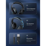 Tai nghe chơi game có dây có đèn môi trường awei GM-5 USB + 3.5mm kèm micro, GM-5