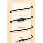 Tai nghe có dây stereo 3.5mm awei GM-6, GM-6(Đen)