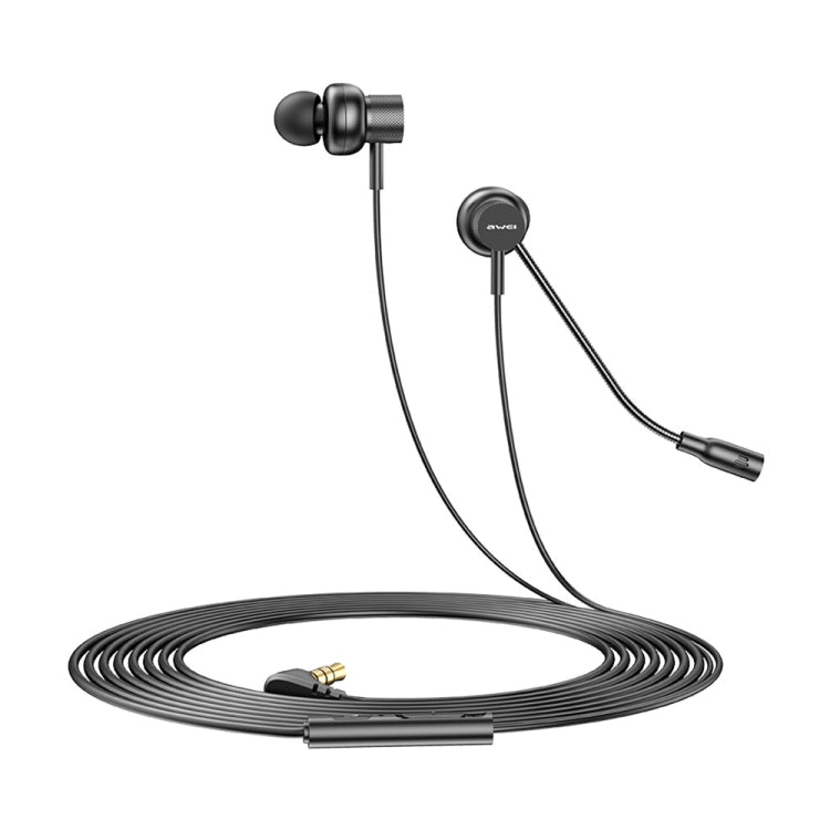 awei ES-180i In-ear E-sports Wired Earphone with Microphone, ES-180i