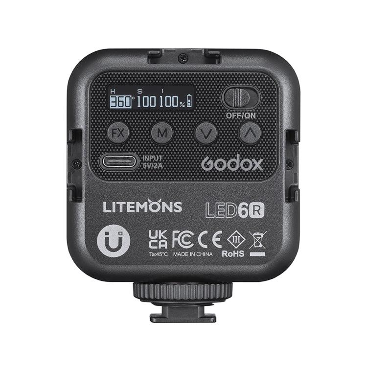 Đèn chiếu sáng video LED RGB Godox LED-6R, LED-6R