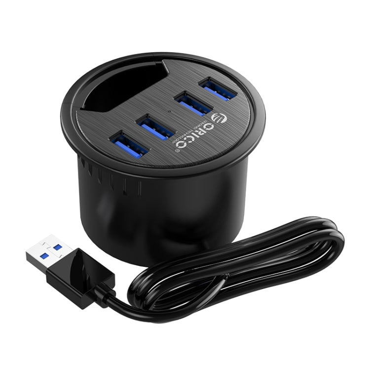 Hub đa chức năng để bàn ORICO DESK-4U-BK 4 cổng USB3.0