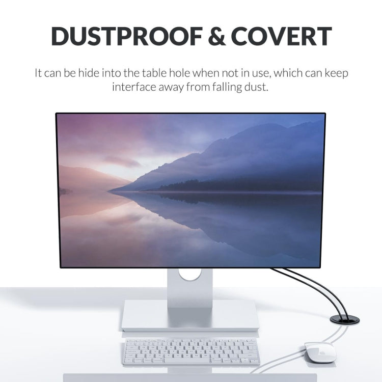 Hub đa chức năng để bàn ORICO DESK-4U-BK 4 cổng USB3.0